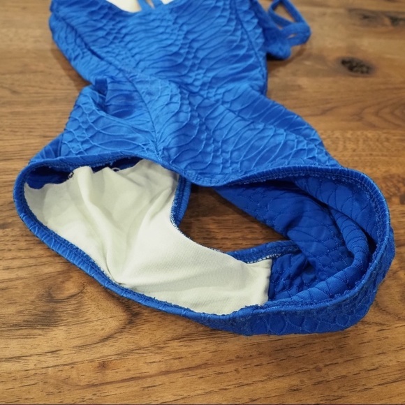 La Blanca sz 8 blue swirl one piece swimsuit - Picture 15 of 16